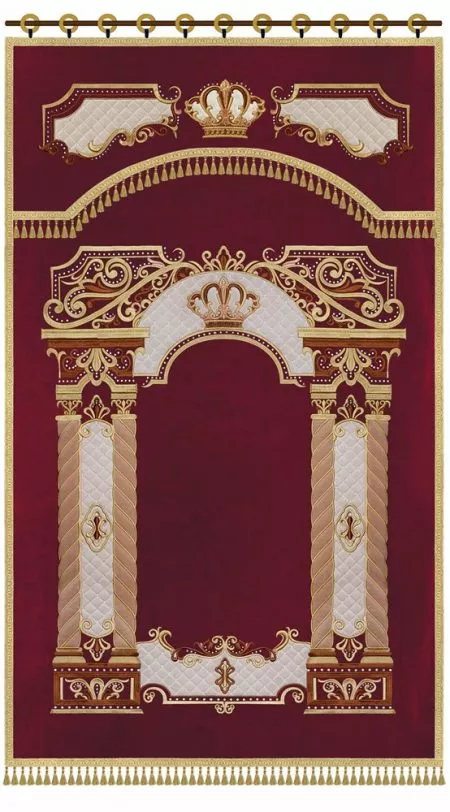 ⁦פרוכת שער בית השם / P145⁩ – תמונה ⁦17⁩
