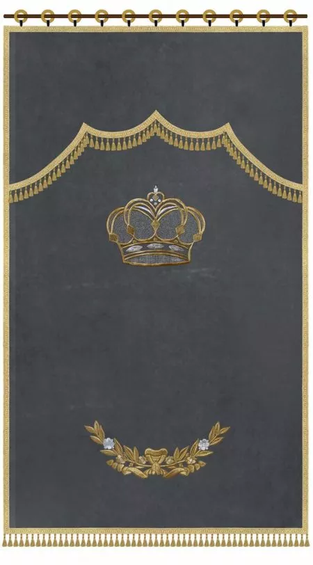 Parochet Crown and Wreath / P120TK - Image 7