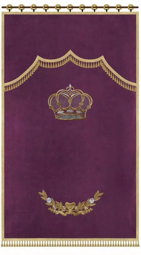 Parochet Crown and Wreath / P120TK - Image 9