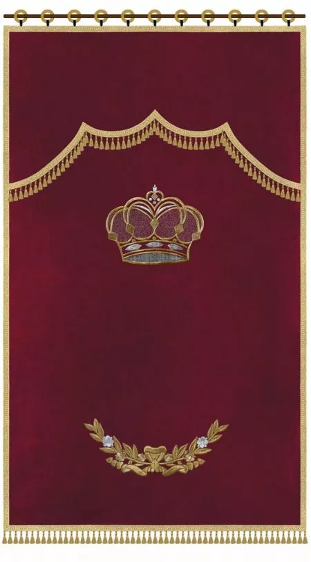 Parochet Crown and Wreath / P120TK - Image 5
