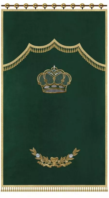 Parochet Crown and Wreath / P120TK - Image 10