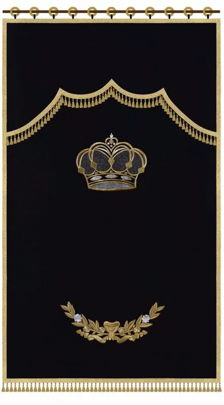 Parochet Crown and Wreath / P120TK - Image 6