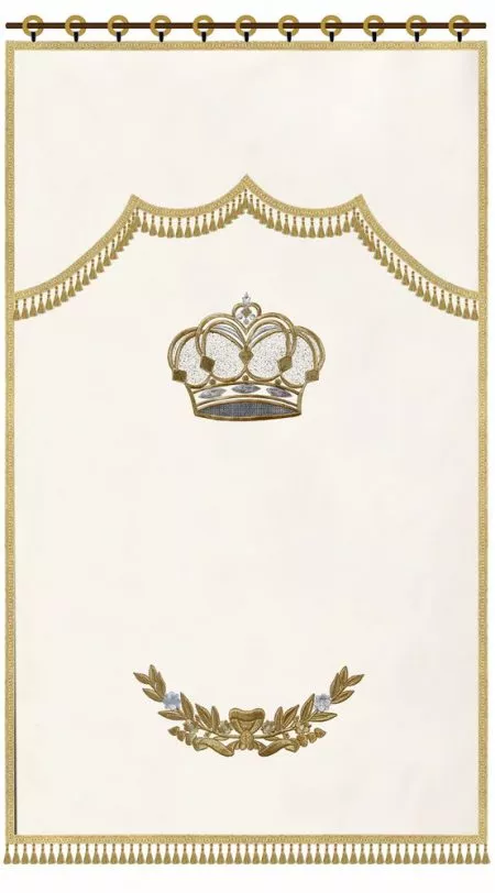 Parochet Crown and Wreath / P120TK - Image 8