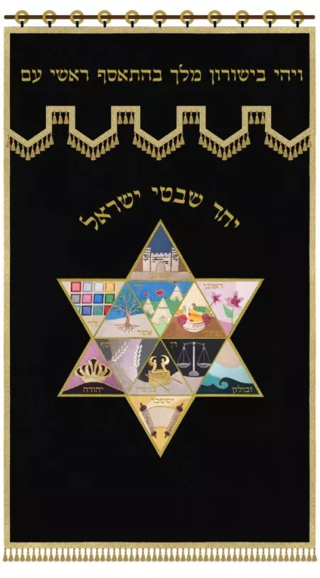 Parochet Magen David 12 Tribes / P166 - Image 16