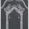 ⁦פרוכת שער פסים מעוטר / P139⁩ – תמונה ⁦14⁩