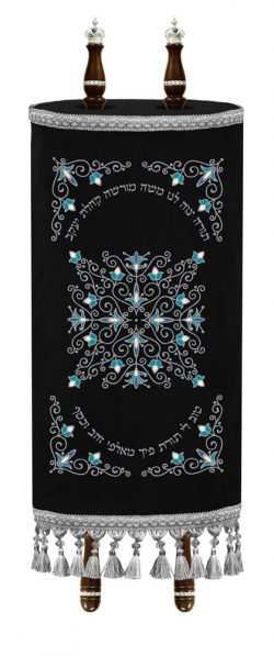 Torah Mantle Star of David decorations