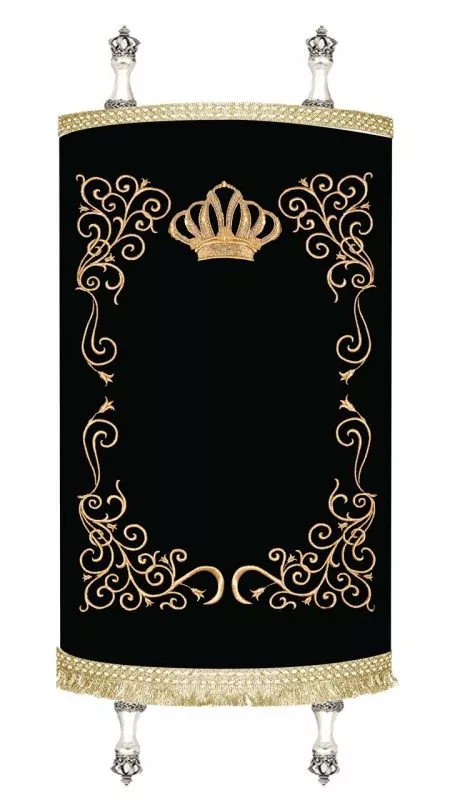 Torah Mantle Crown and Decoration Frame / T88 - Image 15