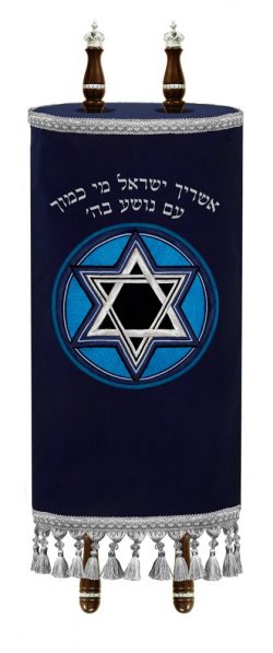 Torah Mantle Star of David