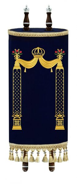 Torah Mantle Gate pillar X grid