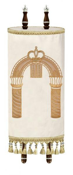 Torah Mantle Marble pillars cover