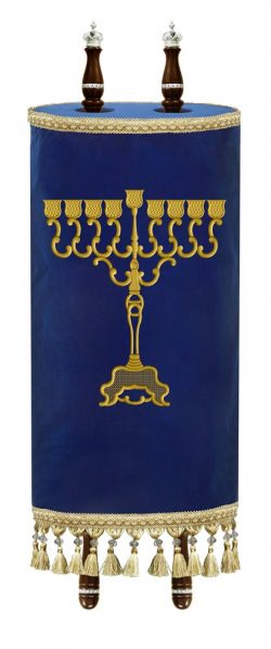 Parochet for Torah menorah