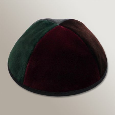 Velvet kippah mix colors