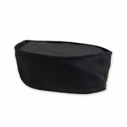 rabbi kippah black Terylene