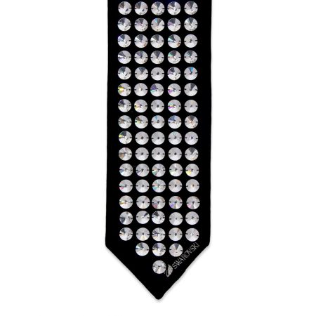 swarovski atarah for tallit black velvet with Round stones