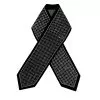 Atarah for Tallit on black velvet with small round Swarovski stones - Image 3