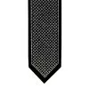 Atarah for Tallit on black velvet with small round Swarovski stones