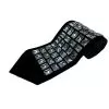 Atarah for Tallit with rectangular Swarovski stones on black velvet