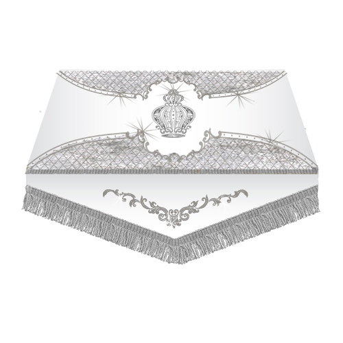 Bima Cover Luxury Crown white silver B223