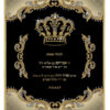 Parochet Crown and Swarovski Fancy black