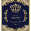 Parochet Crown and Swarovski fancy blue