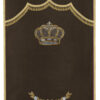 Parochet Crown and Wreath brown