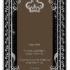 Parochet Delicate Royal Decorations brown comb