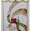 Parochet Holiday Stained Glass real