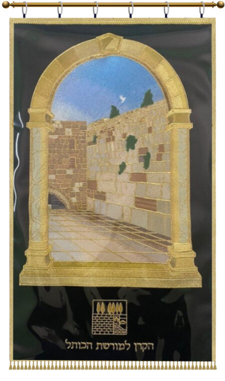 Parochet Kotel window real