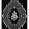 Parochet Luxury Decor Application black silver and double crown P216