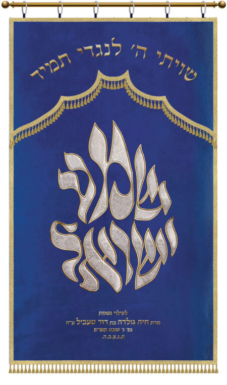 Parochet Shema Israel royal