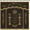 Parochet Standard Chabad Menorah Columns wide