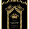 Parochet Striped Gate Crown Black