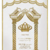 Parochet Striped Gate Crown white