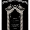 Parochet Striped Gate black silver