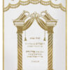 Parochet Striped Gate white