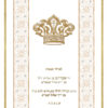 Parochet Swarovski Strips white gold