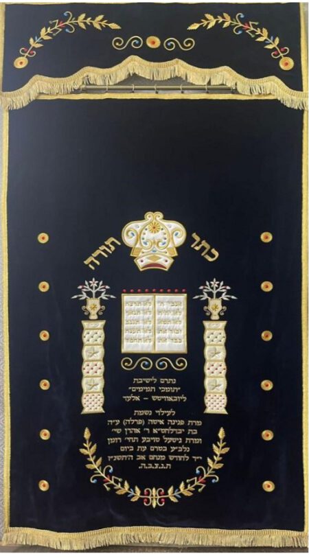 Parochet of the Rebbe blue product