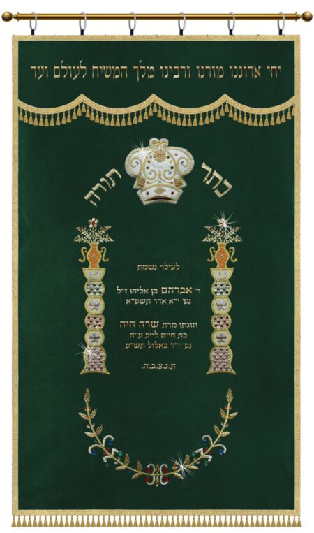 Parochet of the Rebbe without Luchot