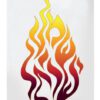 Torah Mantle Shema Israel Fire White