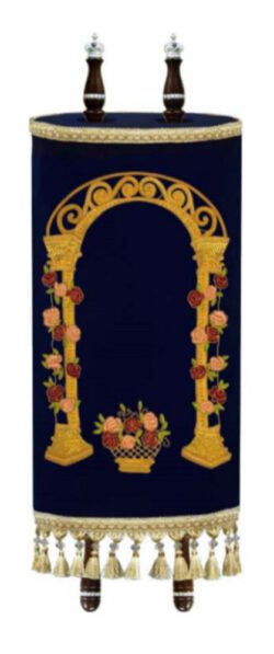 Torah Mantle flower Gate Hand Made